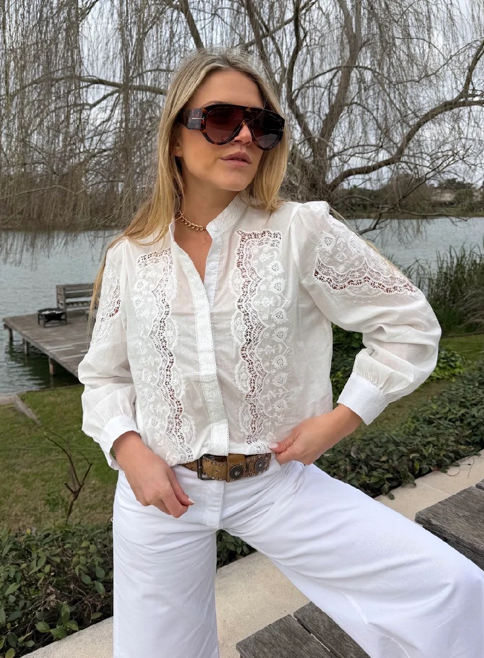 Camisa MARCEL Poplin Calada GU70251
