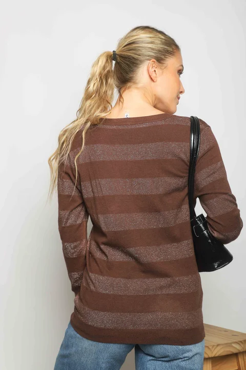 Sweater REGINA Bremer Lurex GUL629