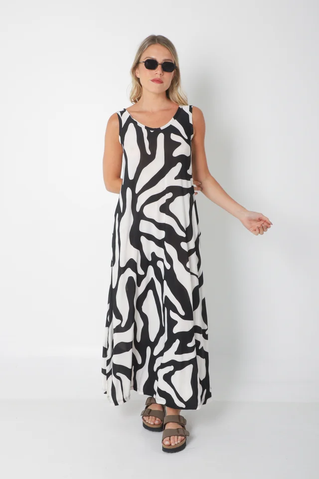 Vestido Joy Sunset con Bolsillos