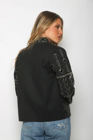 Chaqueta Vinett Gabardina C/ Lentejuelas Bordadas GU301 - Vista 5