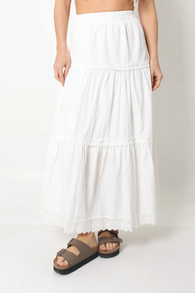 Pollera VISCAYA Paisana Con Puntilla GUN62284