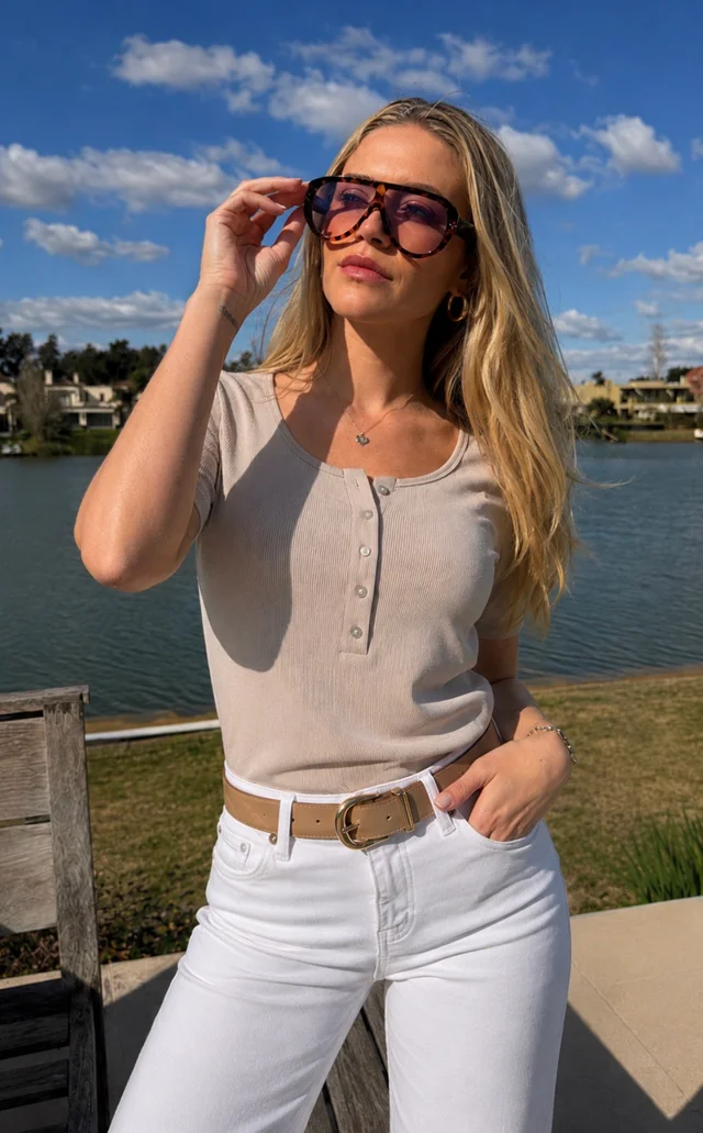 Remera KYARA Morley Abotonada