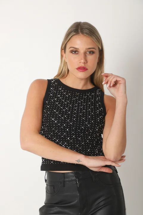 Musculosa MIRI c/ piedras GU2668