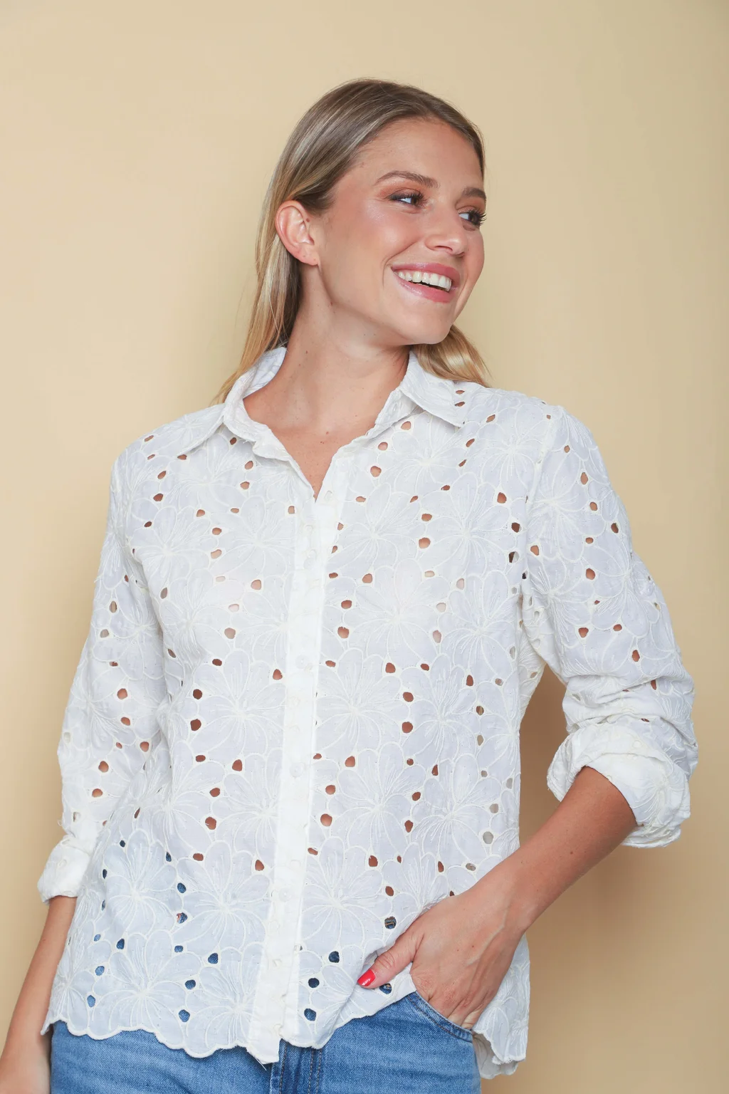Camisa BALLYS Bordada GU70011