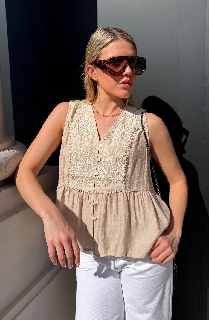 Blusa SUCRE Bordada GUV56