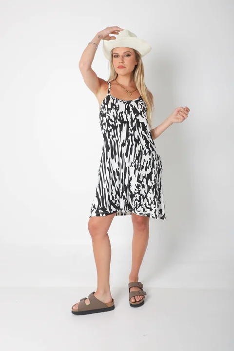 Vestido VANILA Creppe Estampado