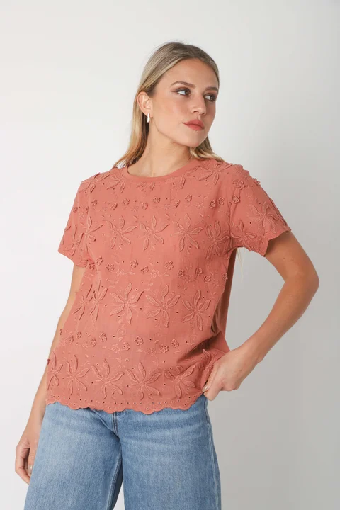 Remera SHANGAI Bordada GU5161