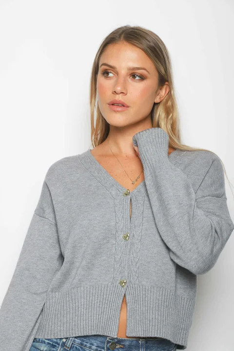 Saco Bremer MAVERICK con Botones Corazon Strass GUL621