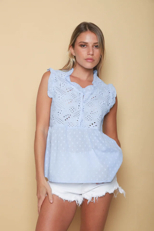 Blusa YUKI Broderie Bordada GU70210