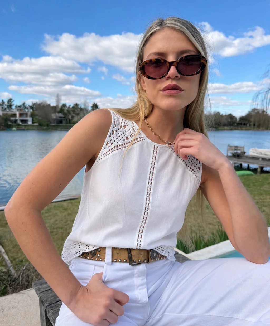 Musculosa Crochet GUK70119