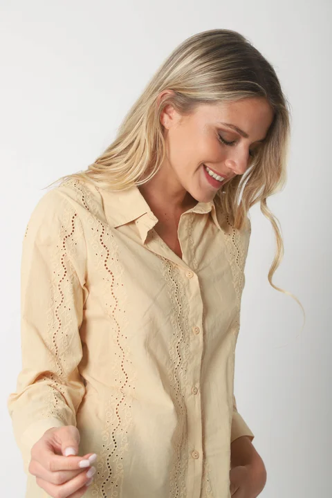 Camisa KAINE Broderie GUK70132