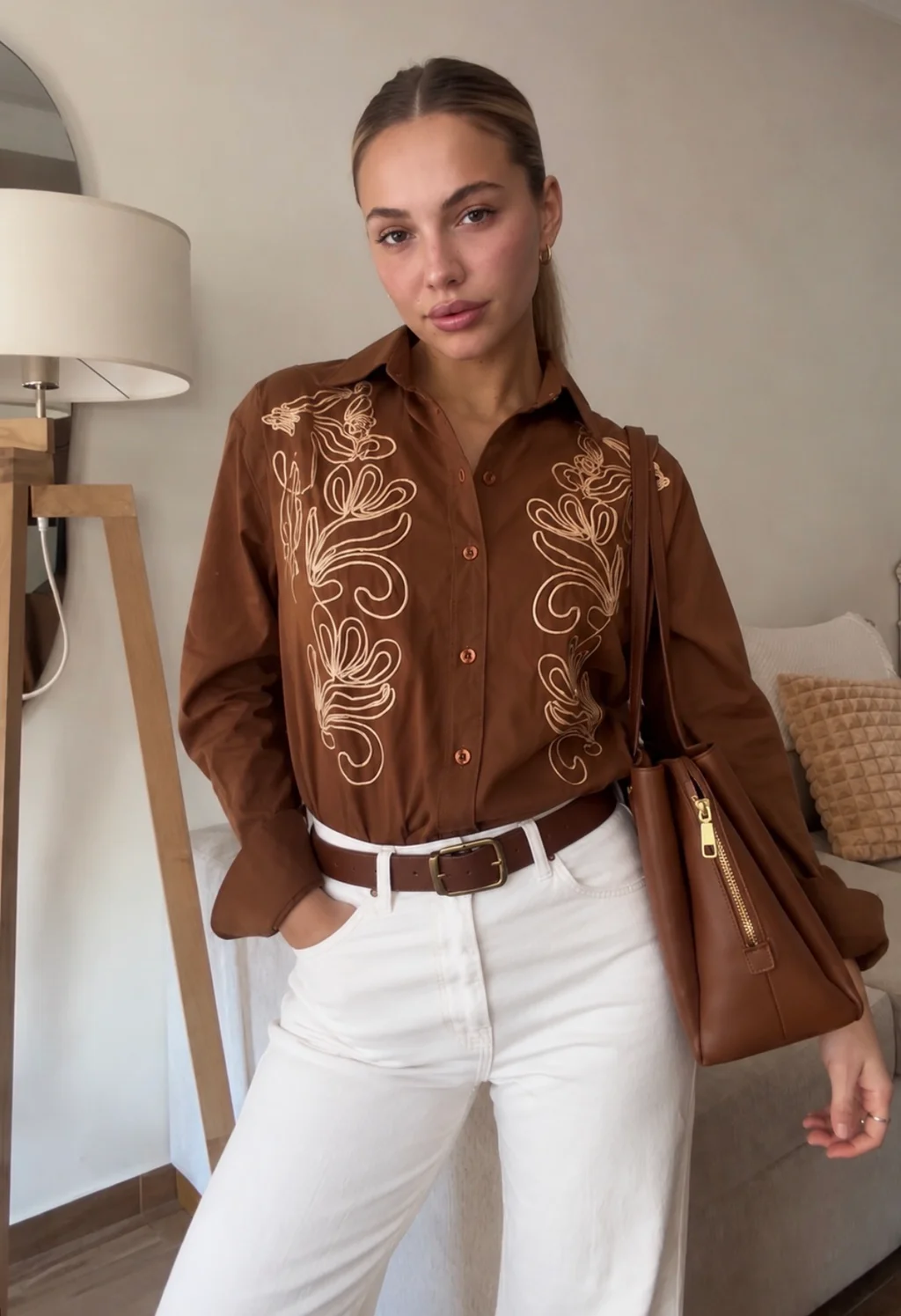 Camisa MOUSS Bordada GUK70266