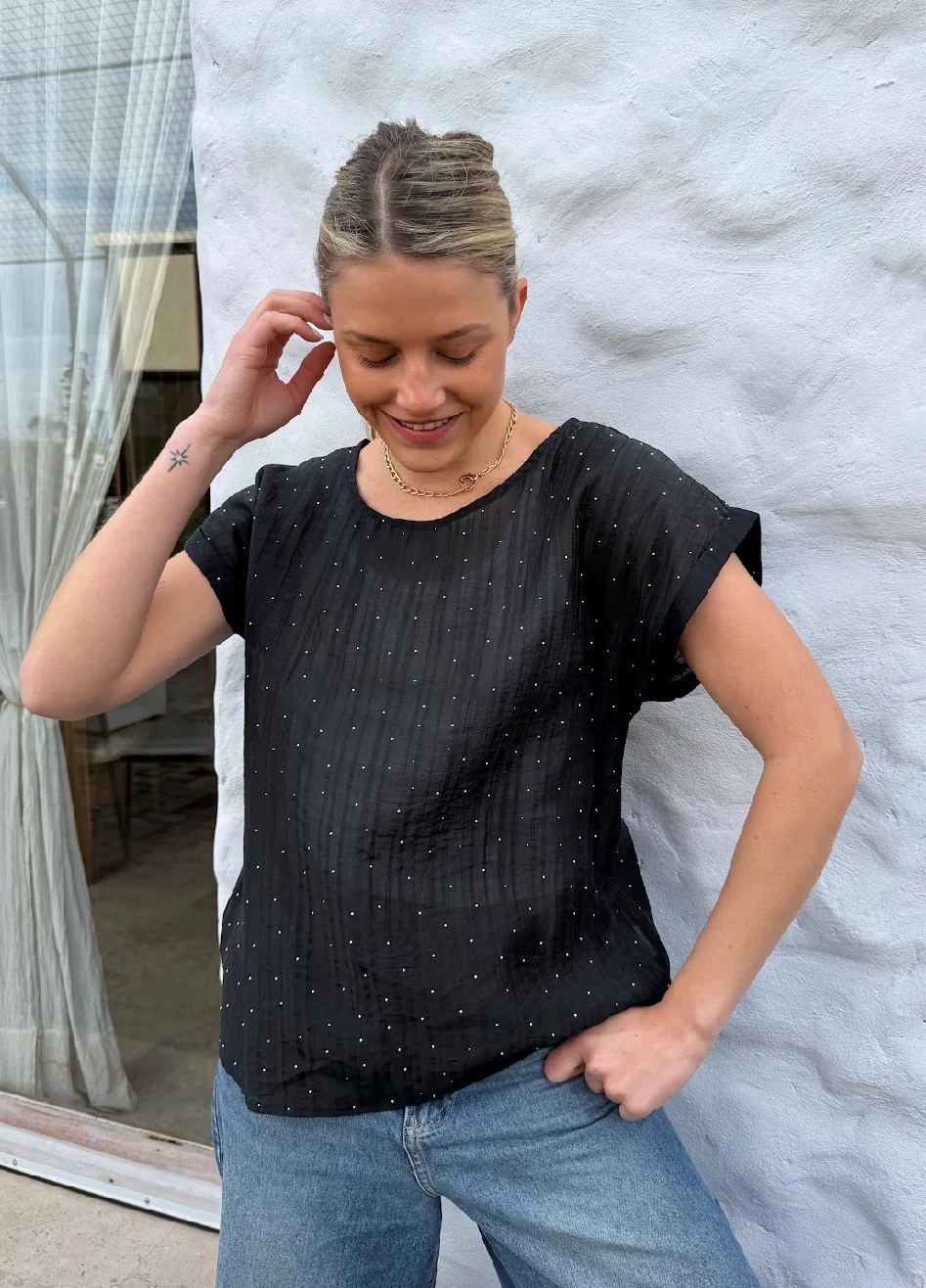 Remera ALICE Premium Bambula con Strass GU6222