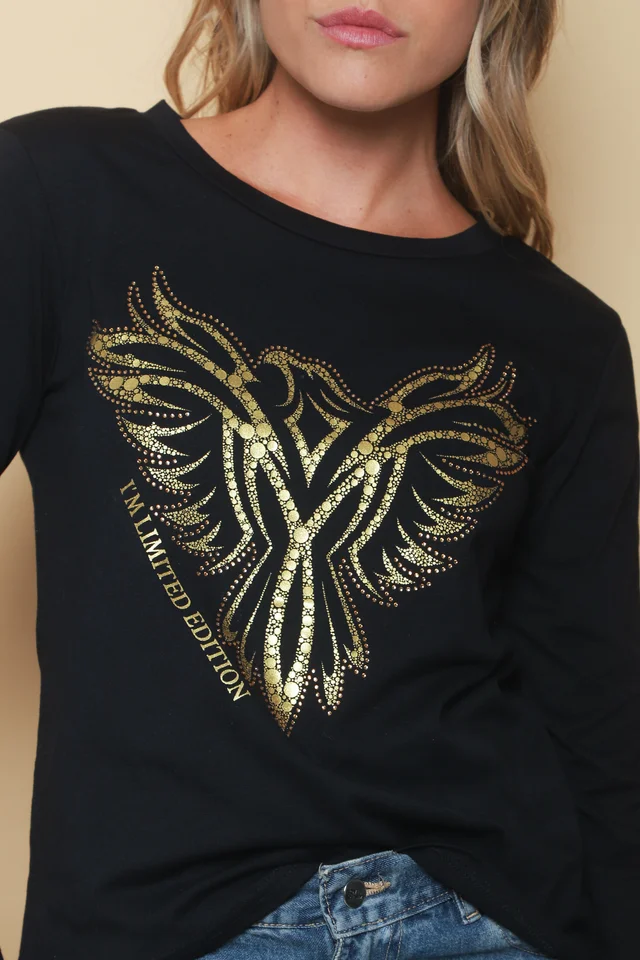 Remera Golden Eagle c/ Strass GUK70057