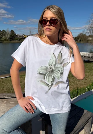 Remera GREEN BAMBOO Bordado GU10714 - Vista 5