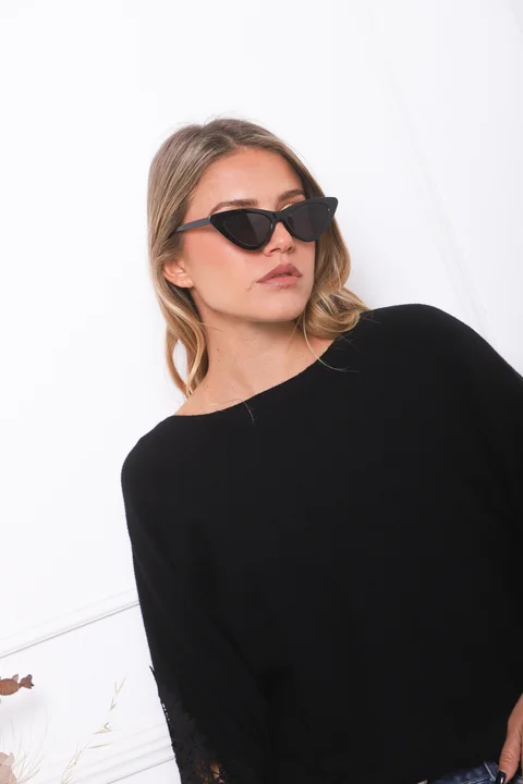 Sweater TUSCANY con Guipiur GU841