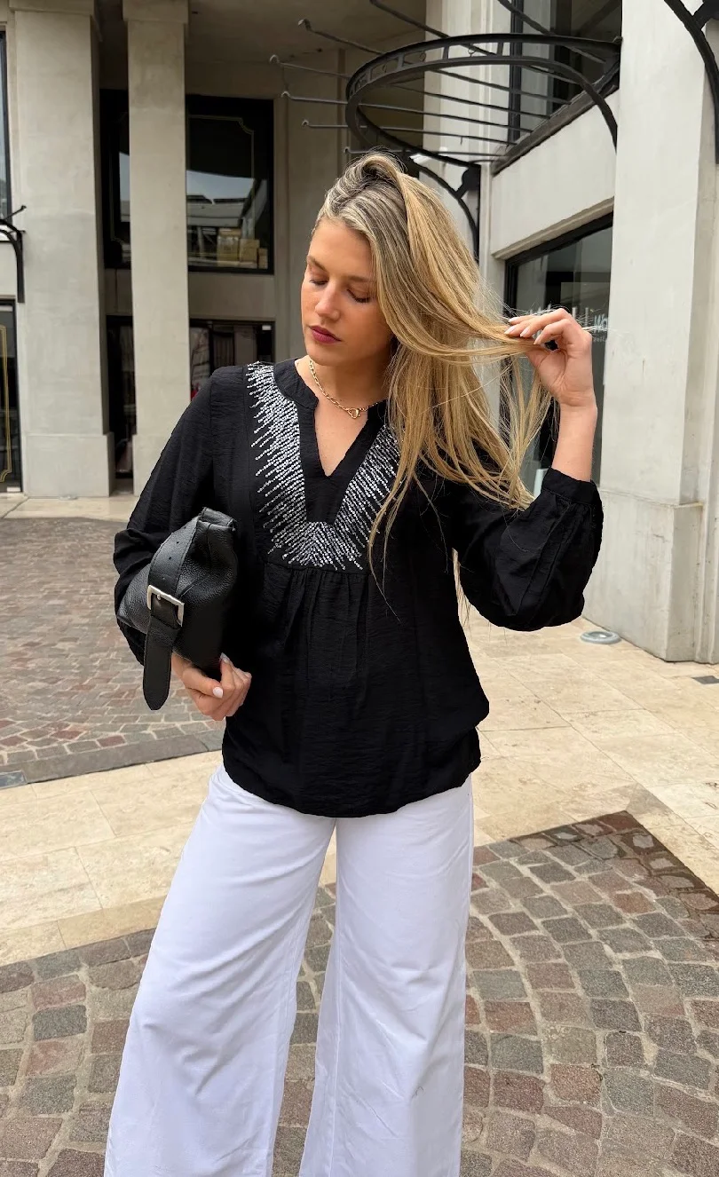 Blusa GUILBOA Bordada GU 6217