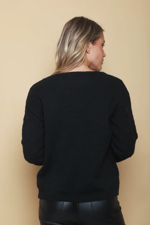 Sweater VALENTINA Tejido con Piedras GUL664