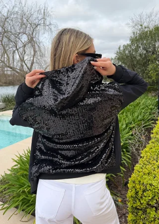 Campera  BRILLIANT con Lentejuelas GUK119 - Vista 2