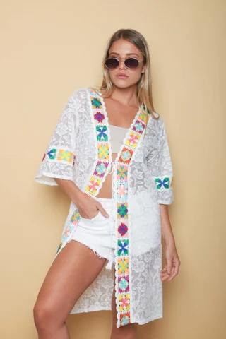 Kimono  Glasgow  Encaje GU1470 - Vista 1