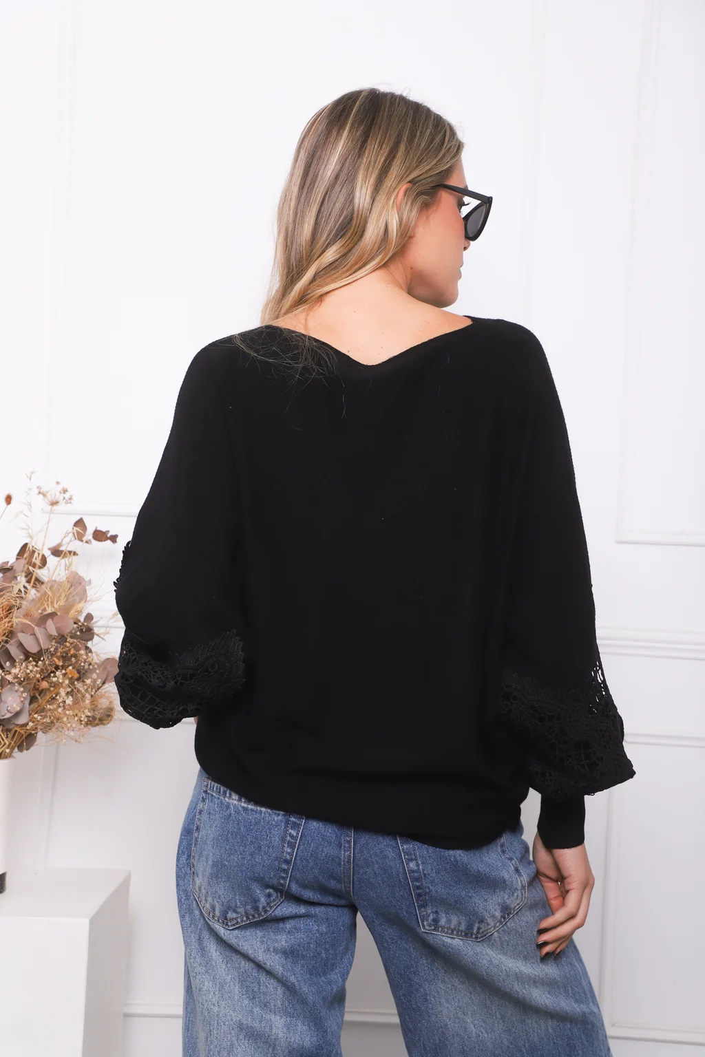 Sweater TUSCANY con Guipiur GU841