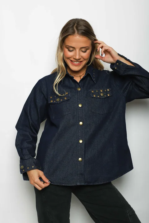 Camisa JEAN SUSAN C/Tachas GU70275