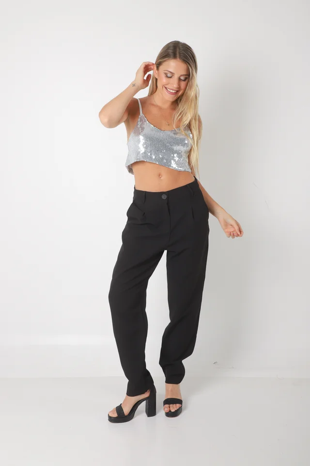 Pantalon Leslie Creppe Sastrero Chupin