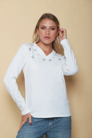 Remera Marilu Escote V GUK70055 - Vista 6