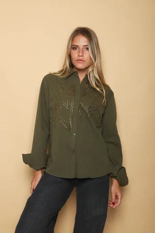 Camisaco Golden Stars Gabardina GUK70095 - Vista 1