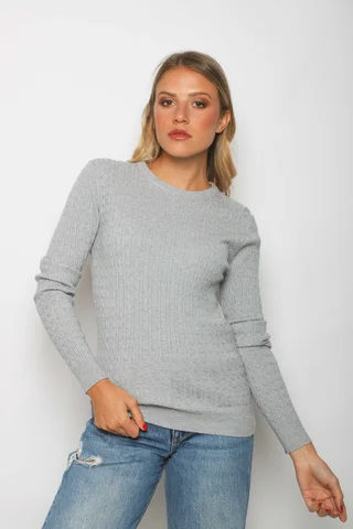 Sweater KALU Trenzado Lurex GUL656 - Vista 3