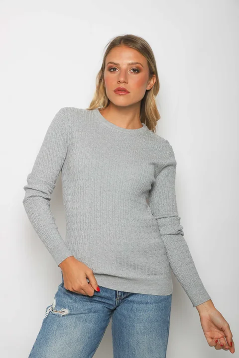 Sweater KALU Trenzado Lurex GUL656
