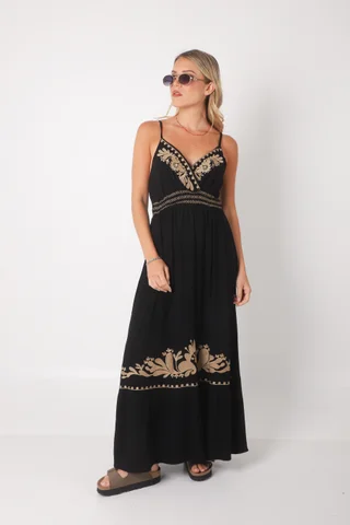 Vestido SIMONE Bordado GU0534 - Vista 4