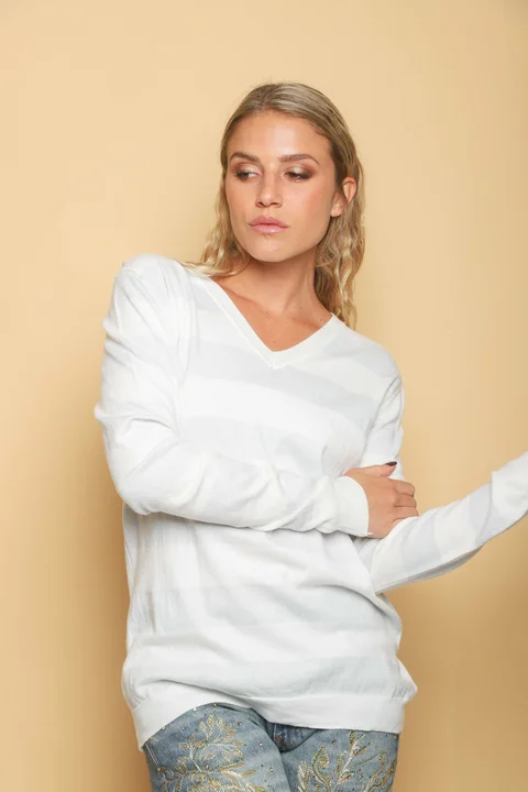 Sweater REGINA Bremer Lurex GUL629