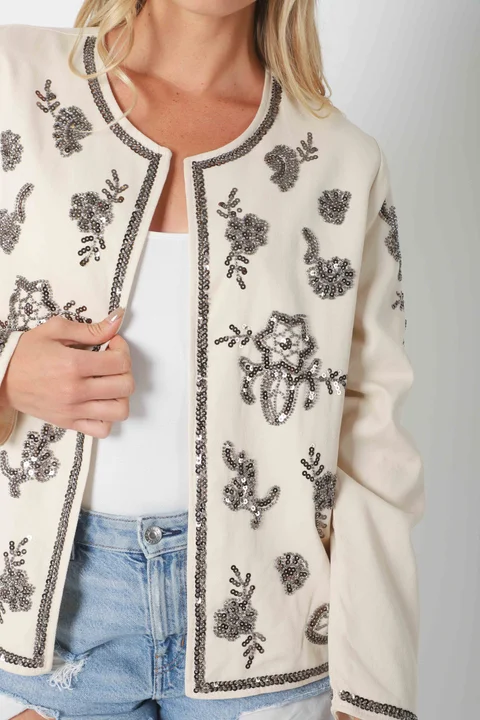 Chaqueta LOREIN Gabardina Bordada GU6004