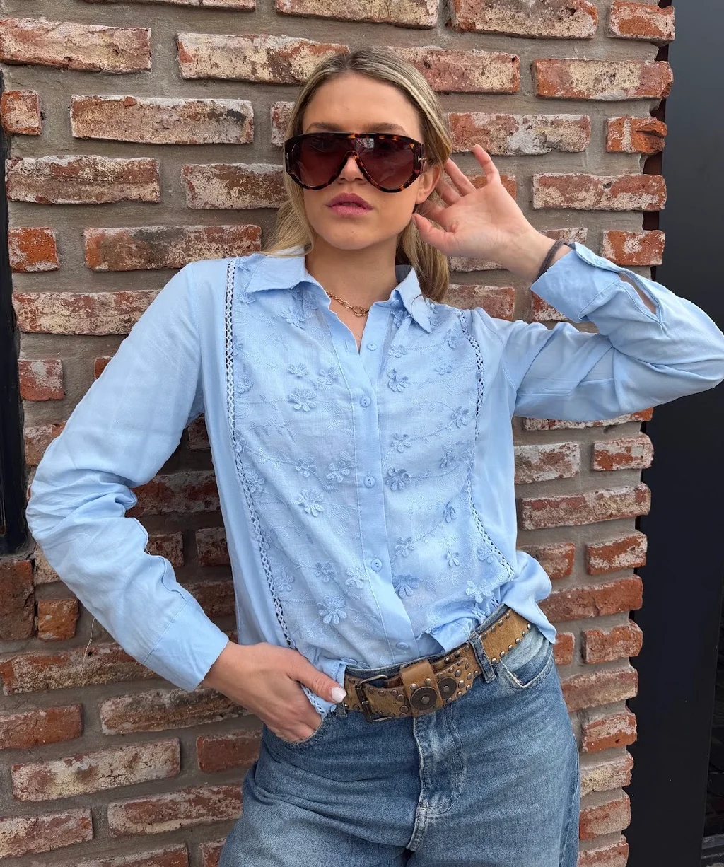 Camisa NIZA Bordada GUK148