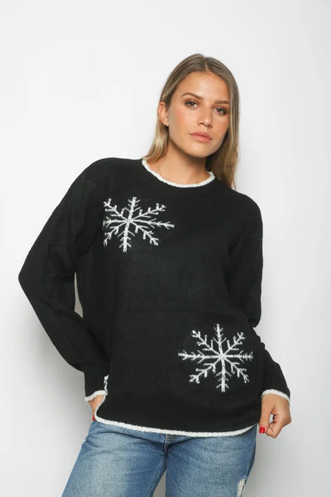 Sweater MARKS Mohair con Piedras GUA138