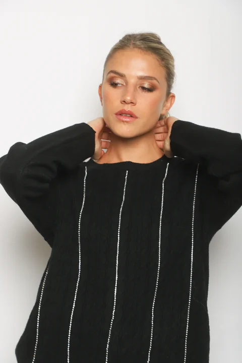 Sweater DANERI c/strass GUL850