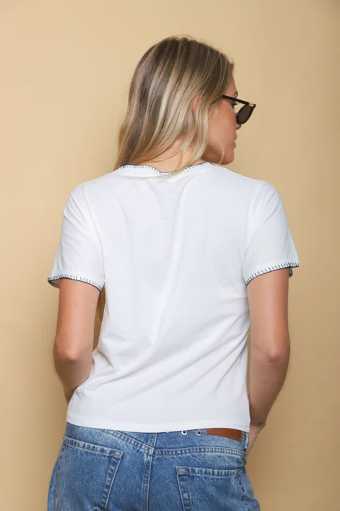 Remera KARTER de Jersey c/ Costura Contratono GU5206
