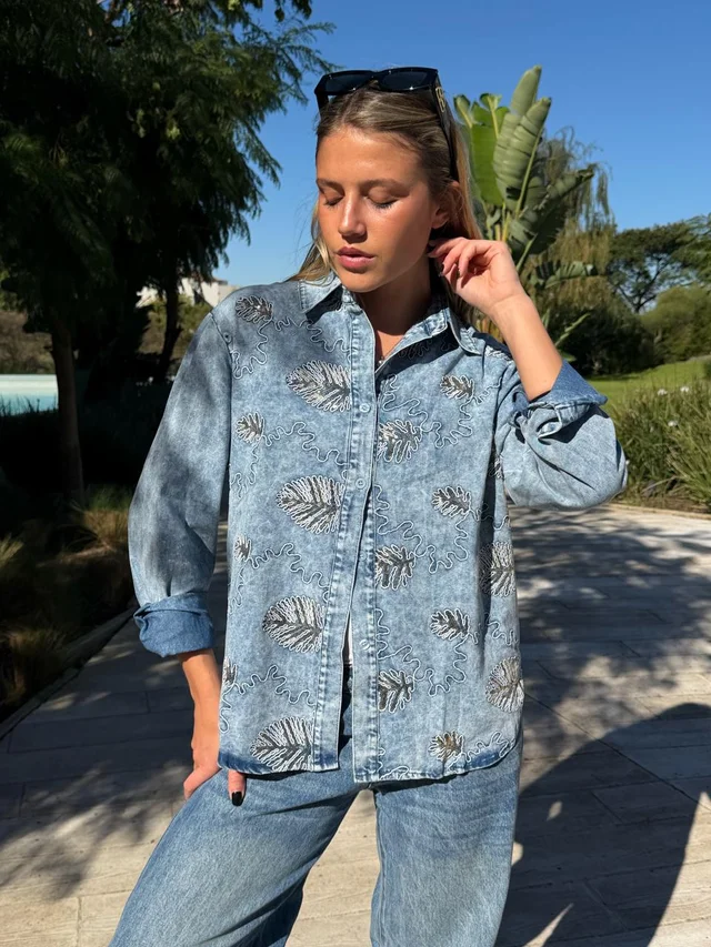 Camisa VINAH Jean Bordada GU278769