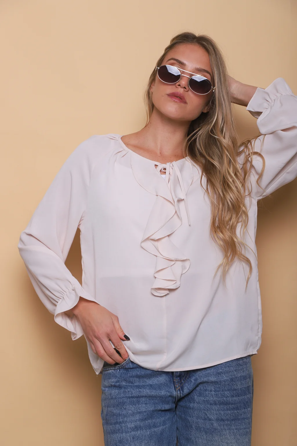 Blusa VOLTIER Gasa Chabot GU0346