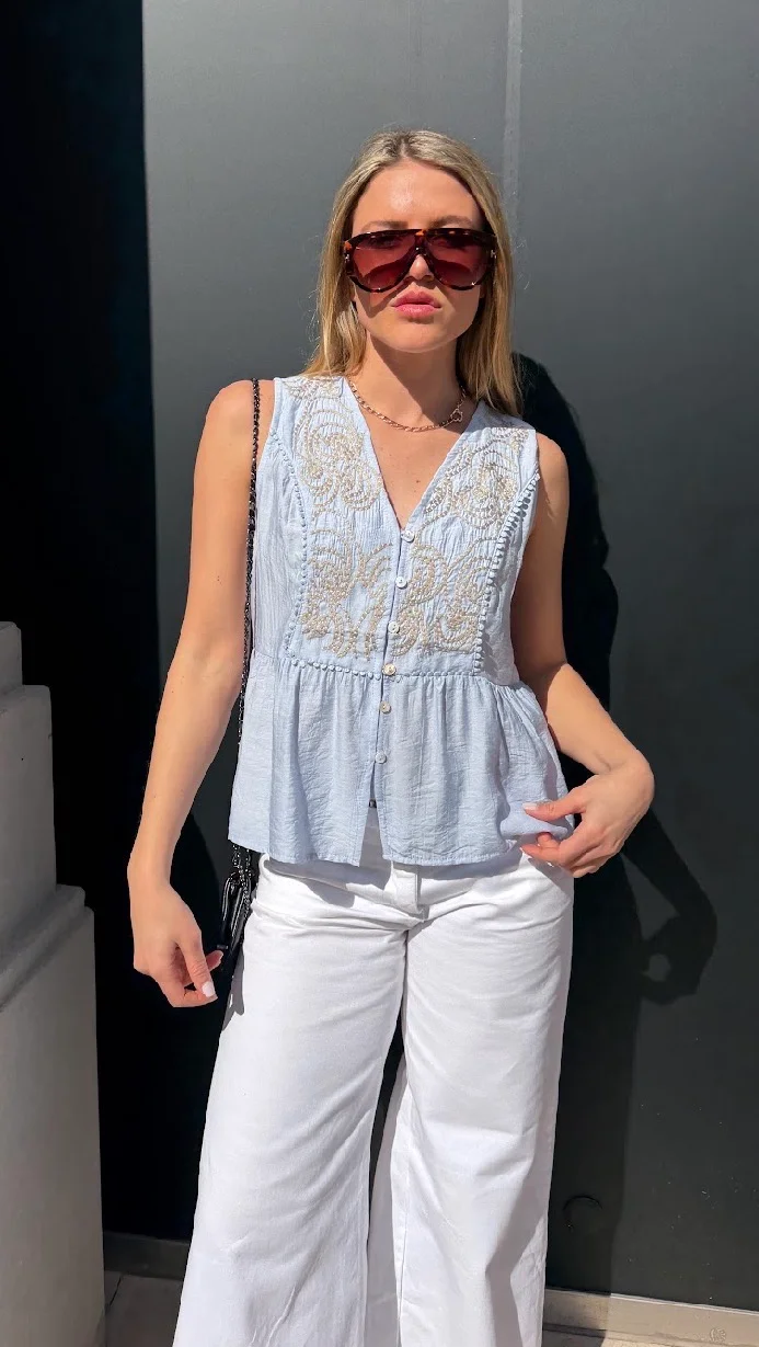 Blusa SUCRE Bordada GUV56