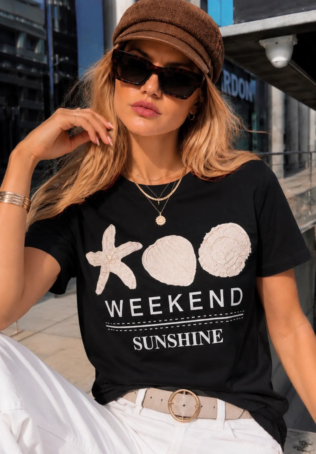 Remera WEEKEND SUNSHINE Bordado GU278761
