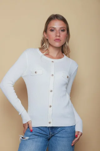 Sweater Saco MONTECARLO Bremer con Botones GU37123 - Vista 6