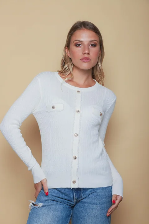 Sweater Saco MONTECARLO Bremer con Botones GU37123