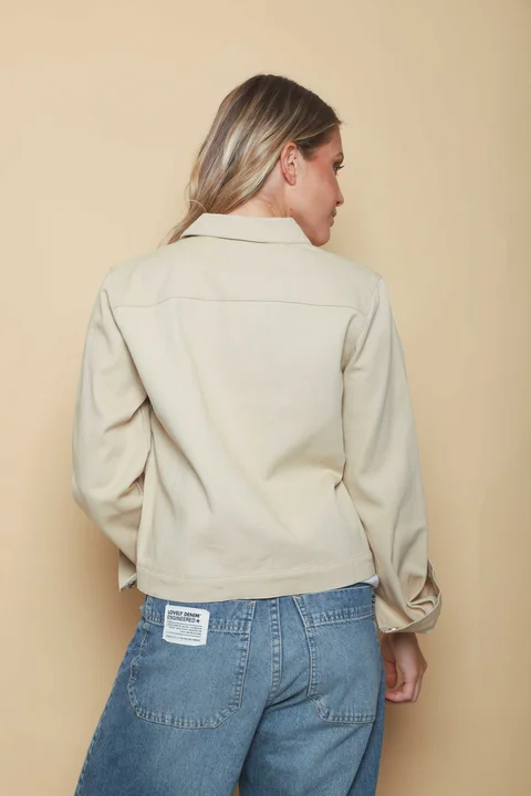 Chaqueta FORTY de Gabardina Bordada GUF6005