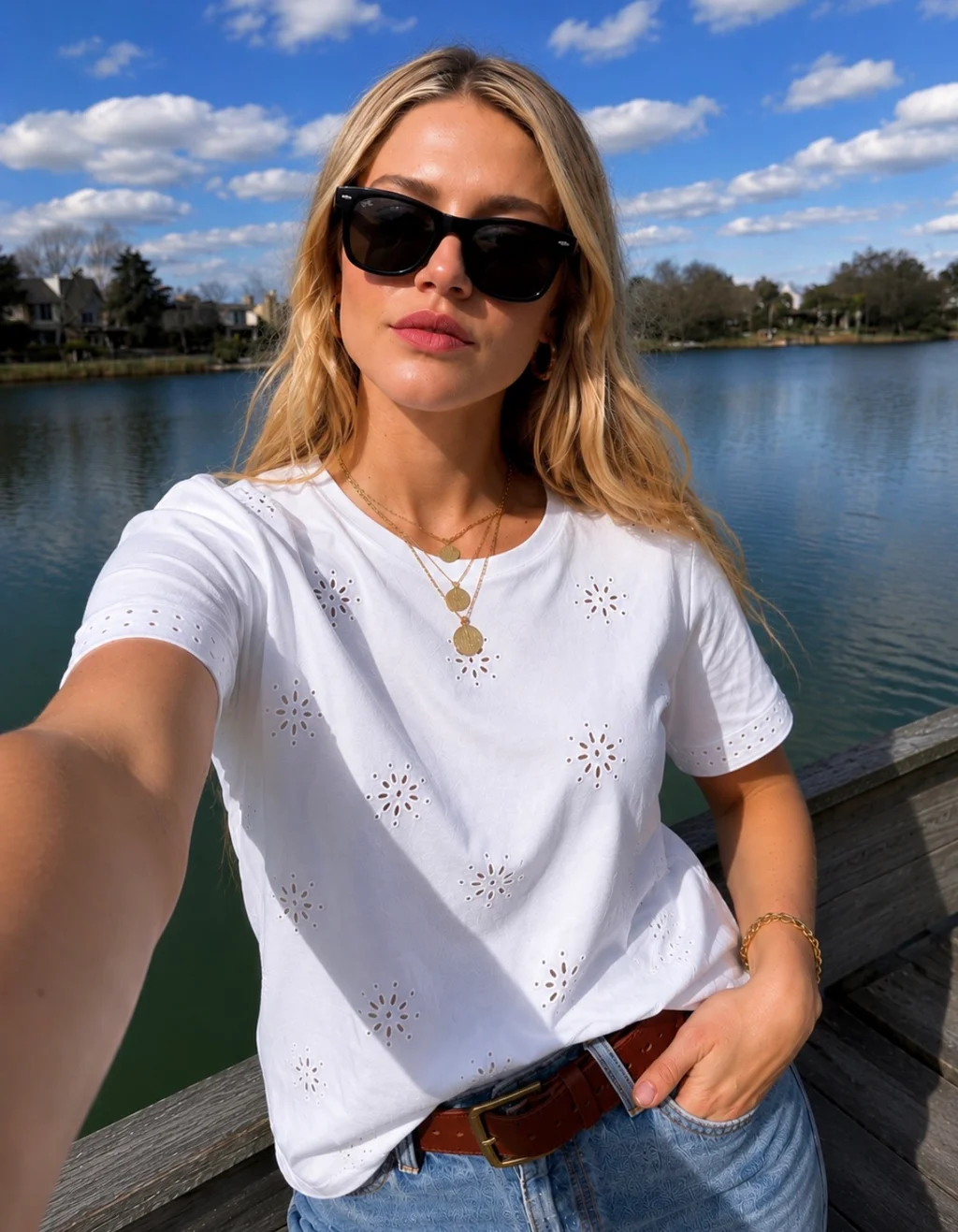 Remera LOTUS c/strass GUK70097