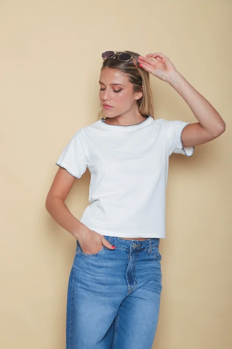 Remera KARTER de Jersey c/ Costura Contratono GU5206