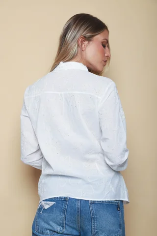 Camisa PRINCESS Bordada GU5177 - Vista 5