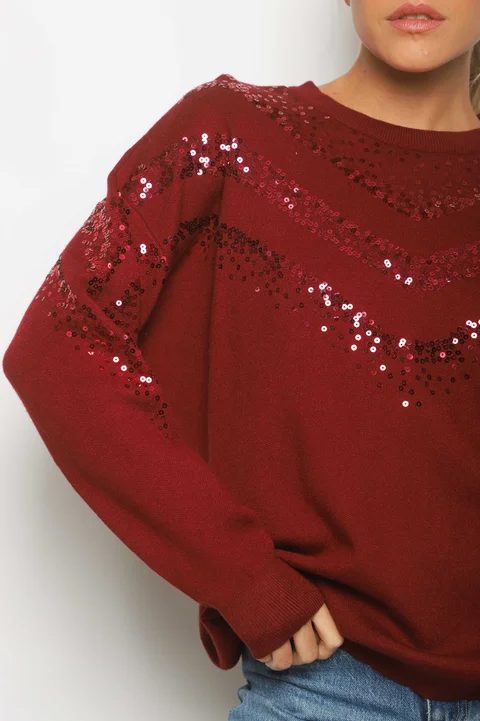 Sweater ANBAR c/ Brillos GU67701