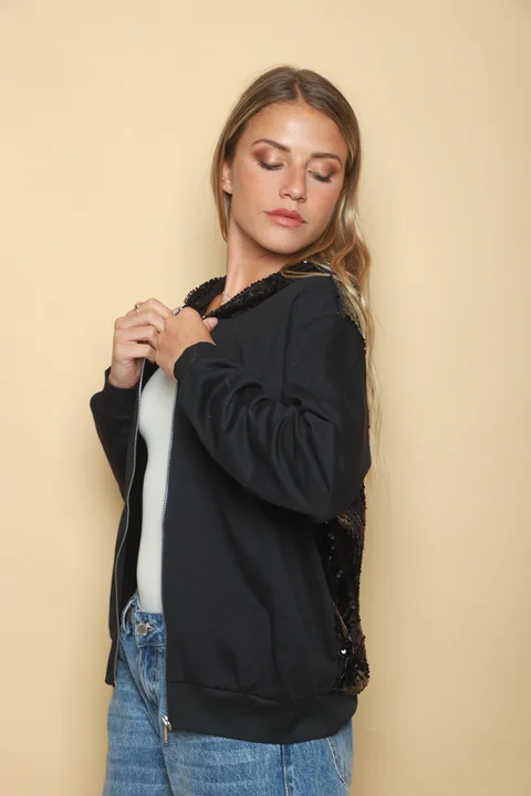 Campera  Brilliant con Lentejuelas GUK119